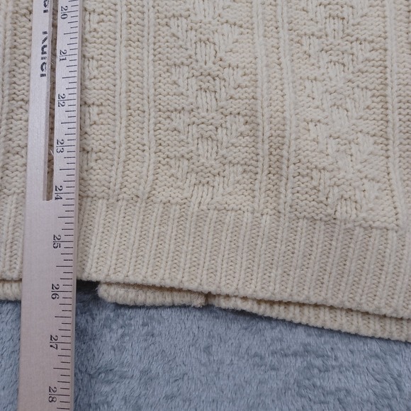 Vintage Sears‎ Sweater Mens XL Beige Kings Road Cardigan Knit 70s - Picture 6 of 7